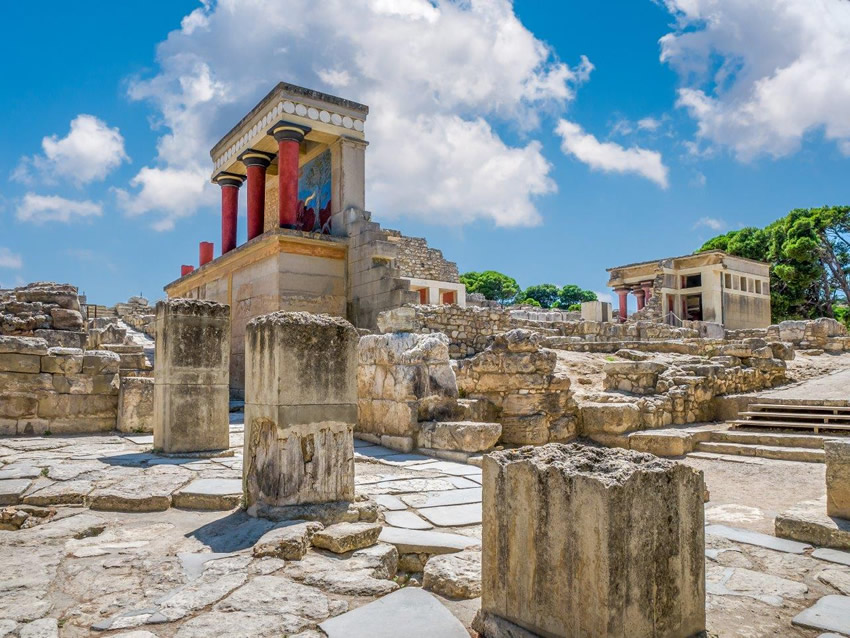 Knossos in Crete, Greece